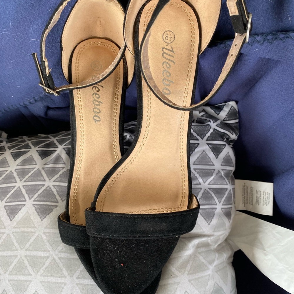 WEEBOO Women's Black Sandals